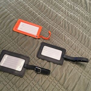 Set of 3 Luggage Tags Unused